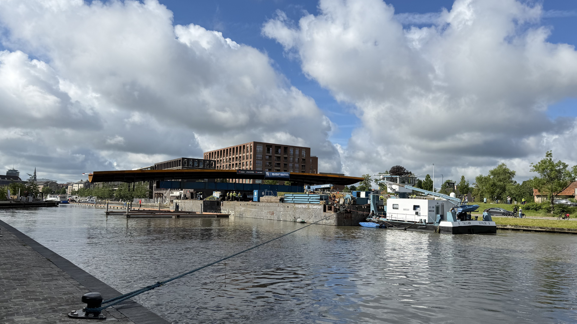 Een nieuwe brug voor Hasselt: de belevingsbrug landt in de kanaalkom